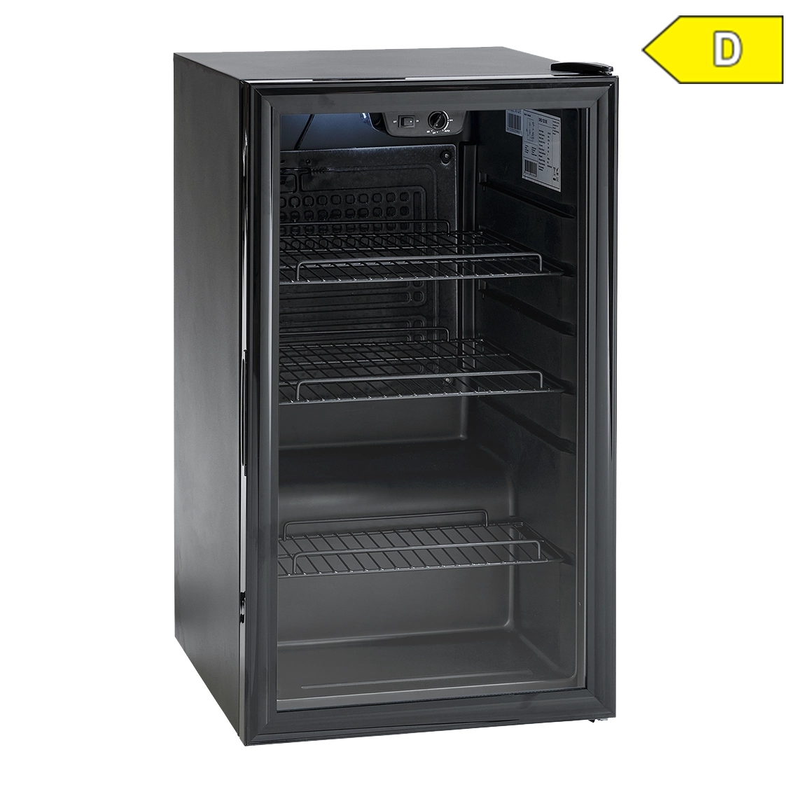 KBS 915123 Glastuerkuehlschrank-kbs-146 U Label