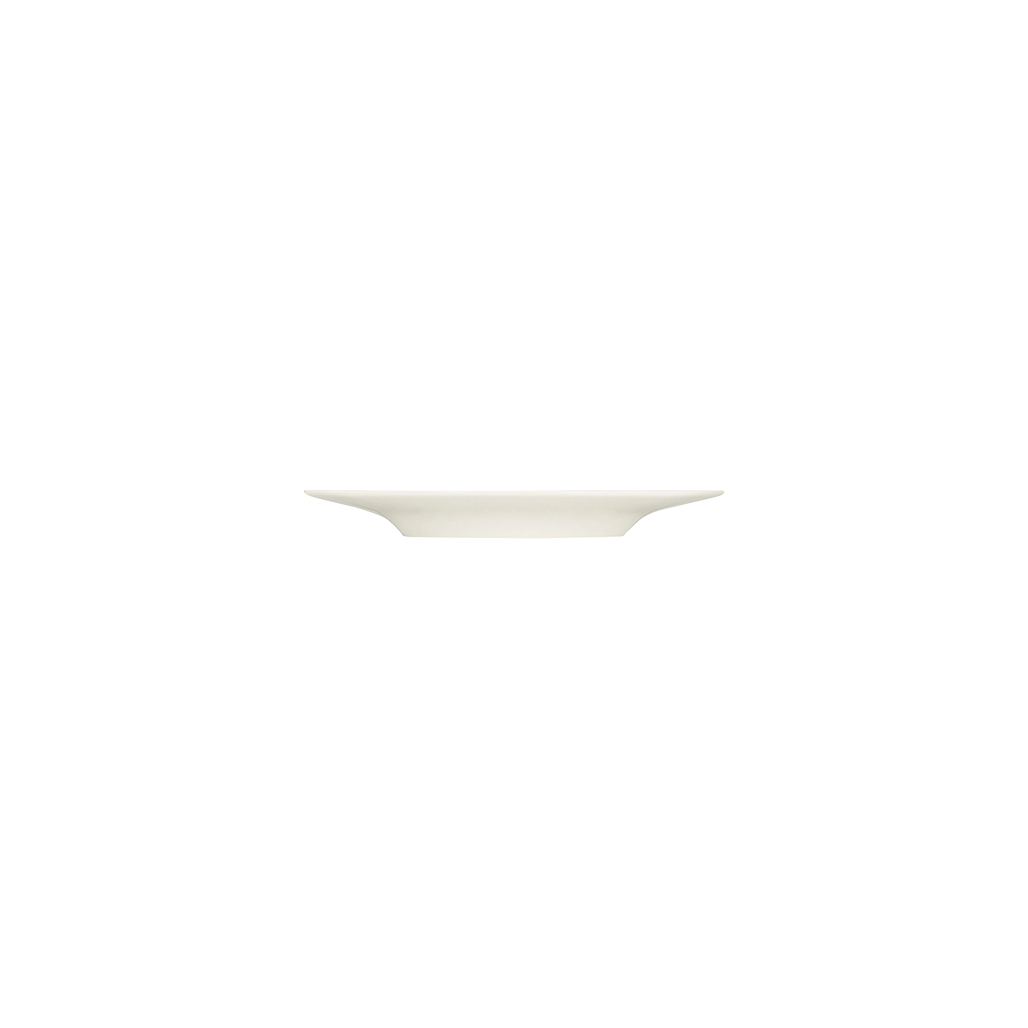 Bauscher Purity Teller flach rund Fahne 669001762 seitlich