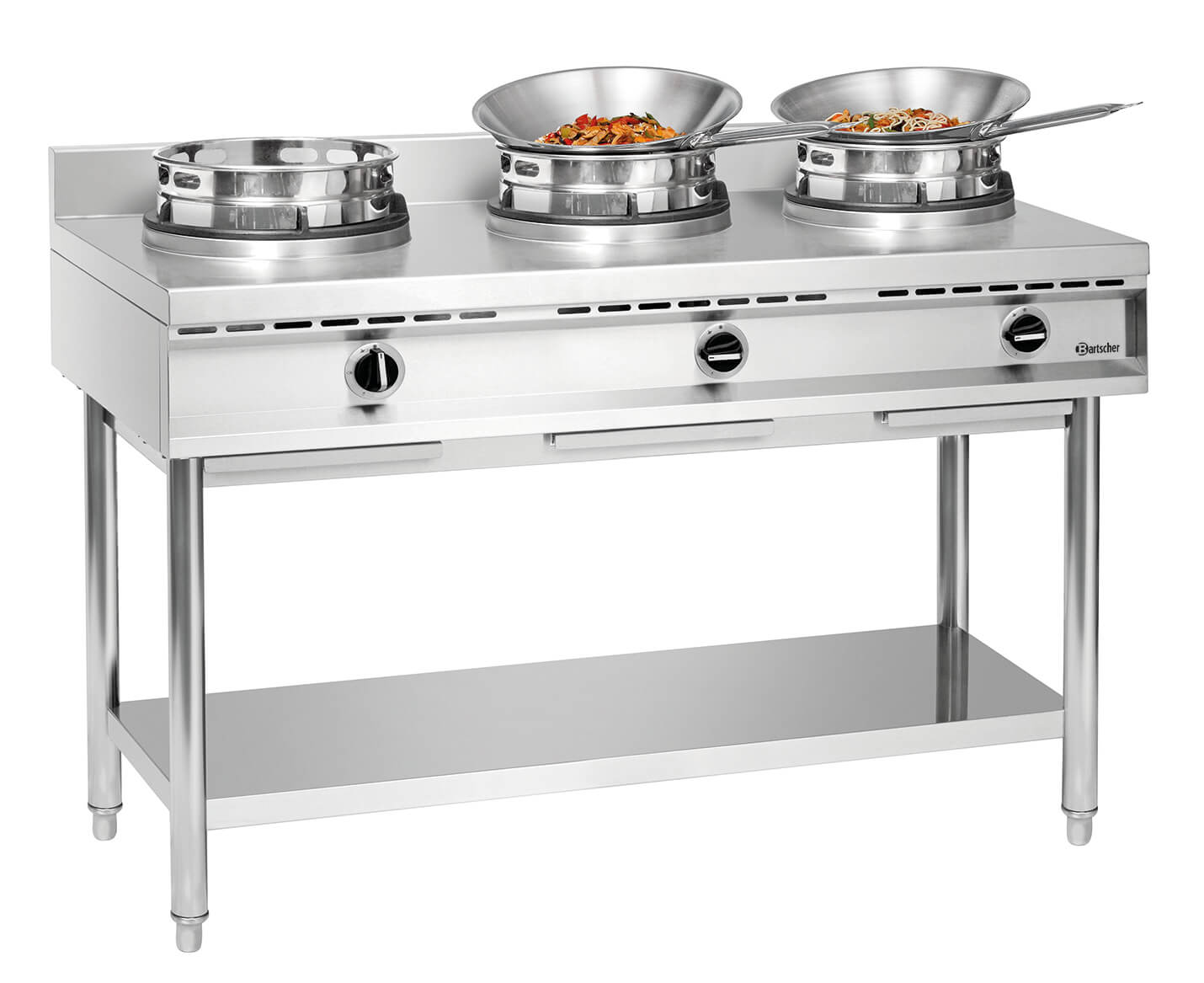 Bartscher Gas- Wok-Herd, 3 Brenner,  GWH3