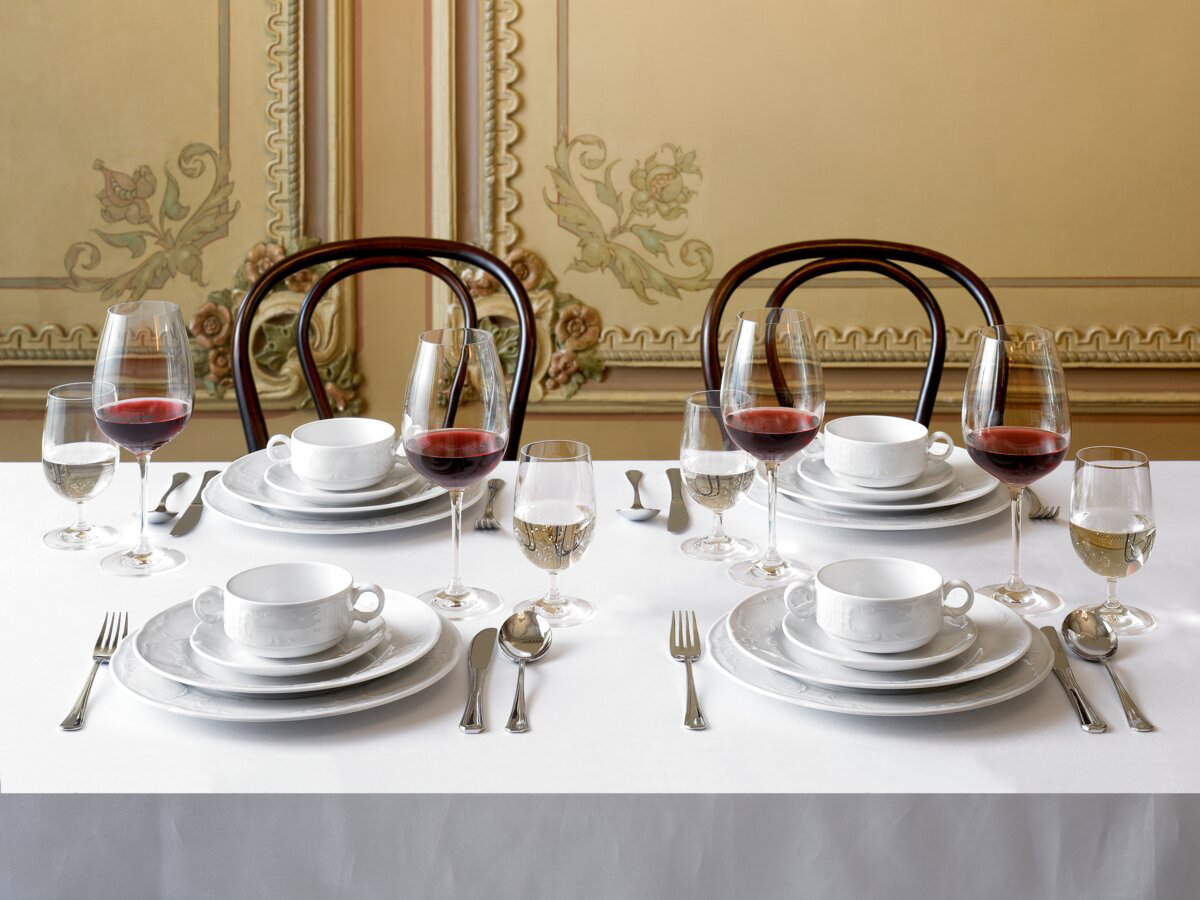 Bauscher Mozart Brotteller Relief flach Fahne