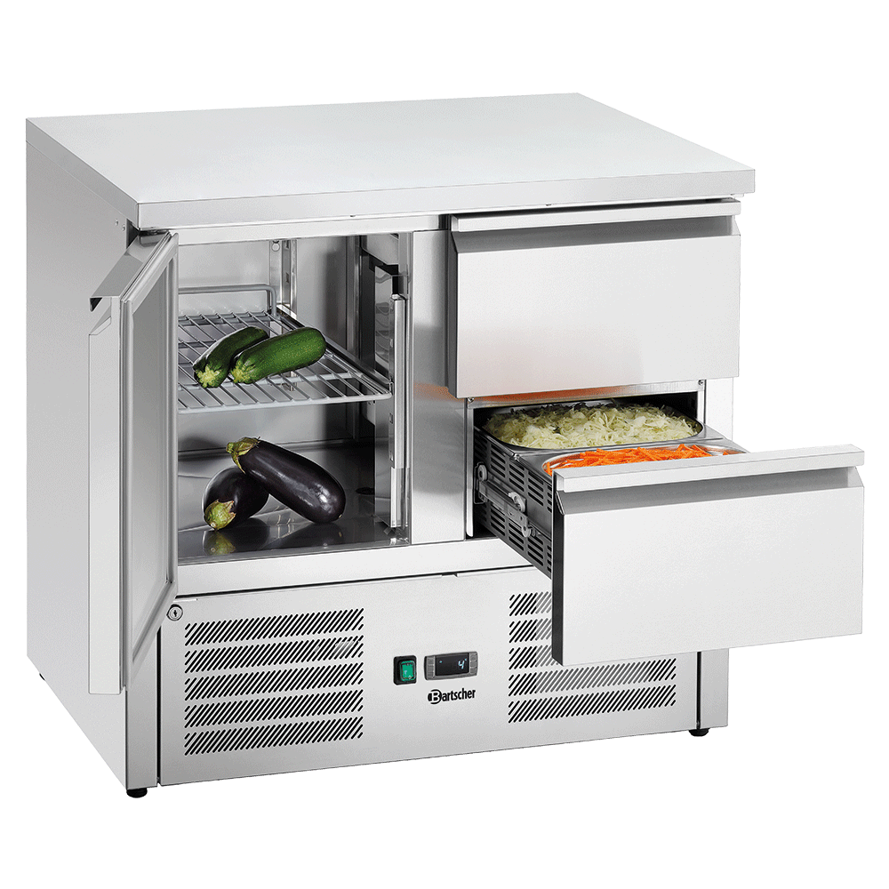 Bartscher Mini-Kühltisch 900T1S2
