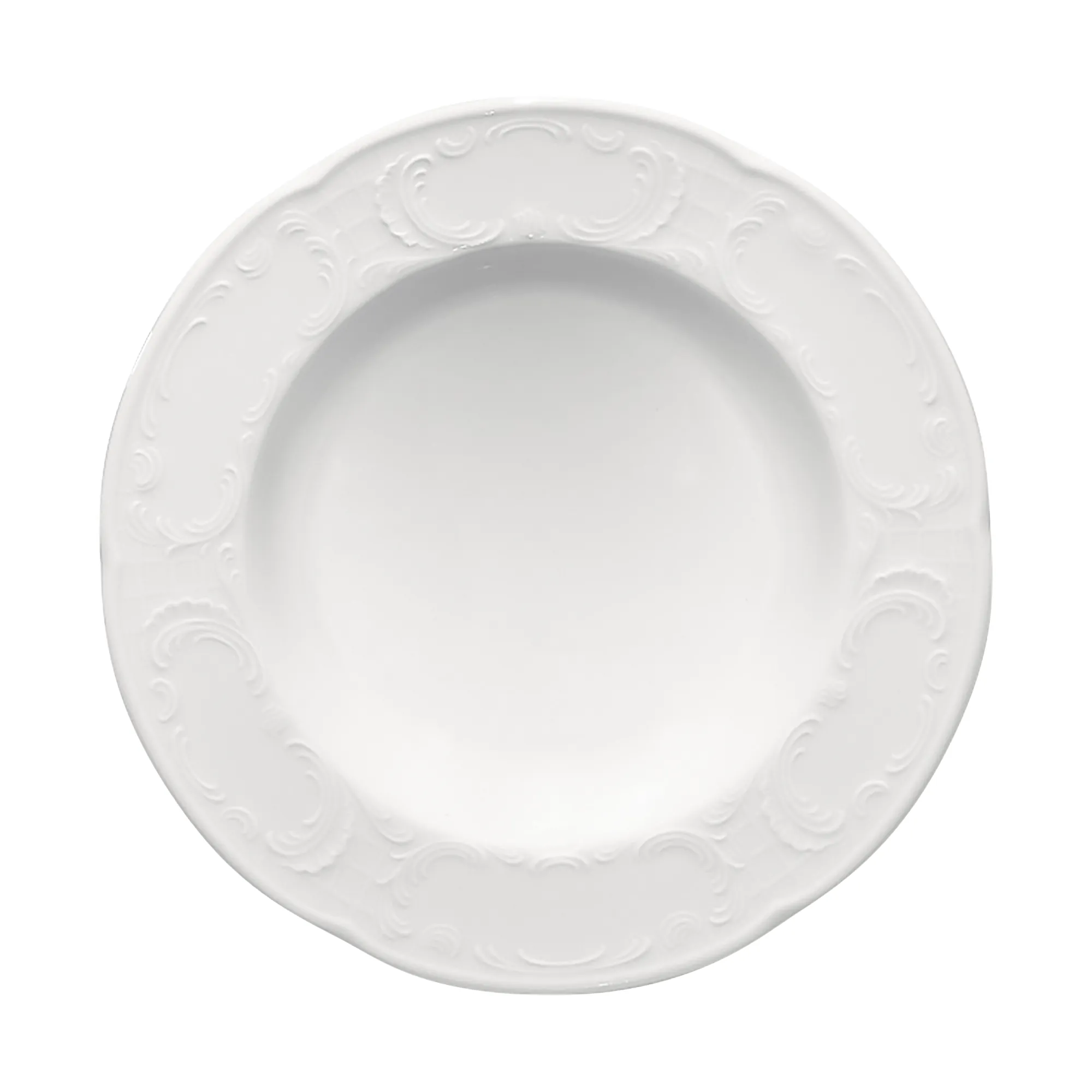 Bauscher Mozart Teller Relief halbtief Fahne