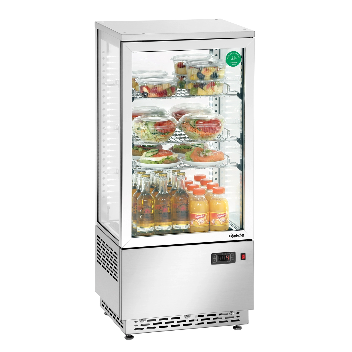 Bartscher 700478G Mini Kuehlvitrine 1