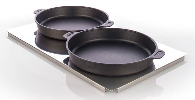 Rational Brat- und Backpfanne inklusive Trägerblech Set gross