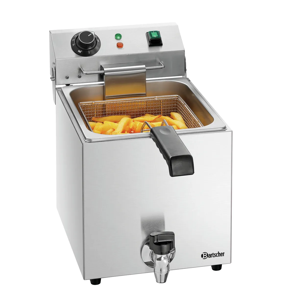 Bartscher A162823E SnackPlus Fritteuse mit Pommes