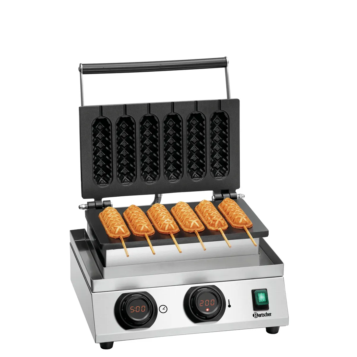 Bartscher 370275 Lolly Waffeleisen fertige Lollywaffeln