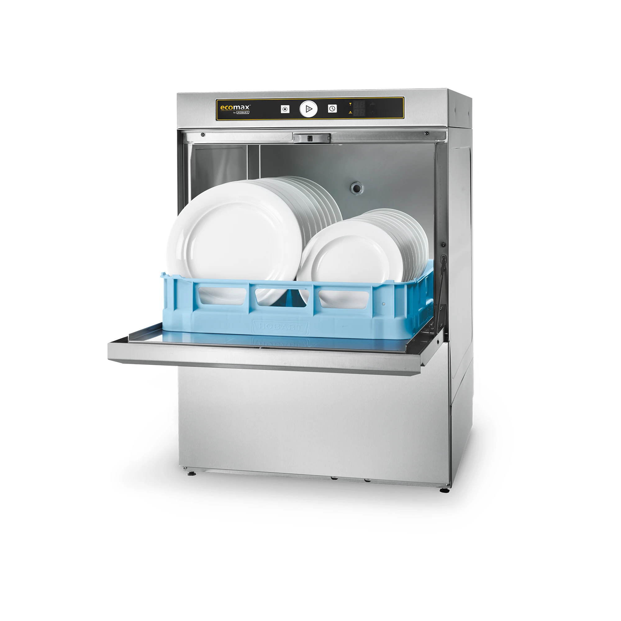 Ecomax F504 Geschirrspuelmaschine mit Tellern