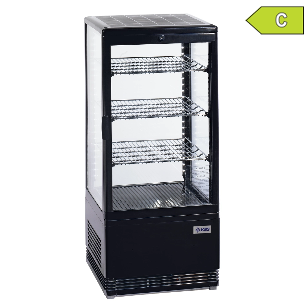 KBS 9160786 Aufsatzkuehlvitrine rt78 Label