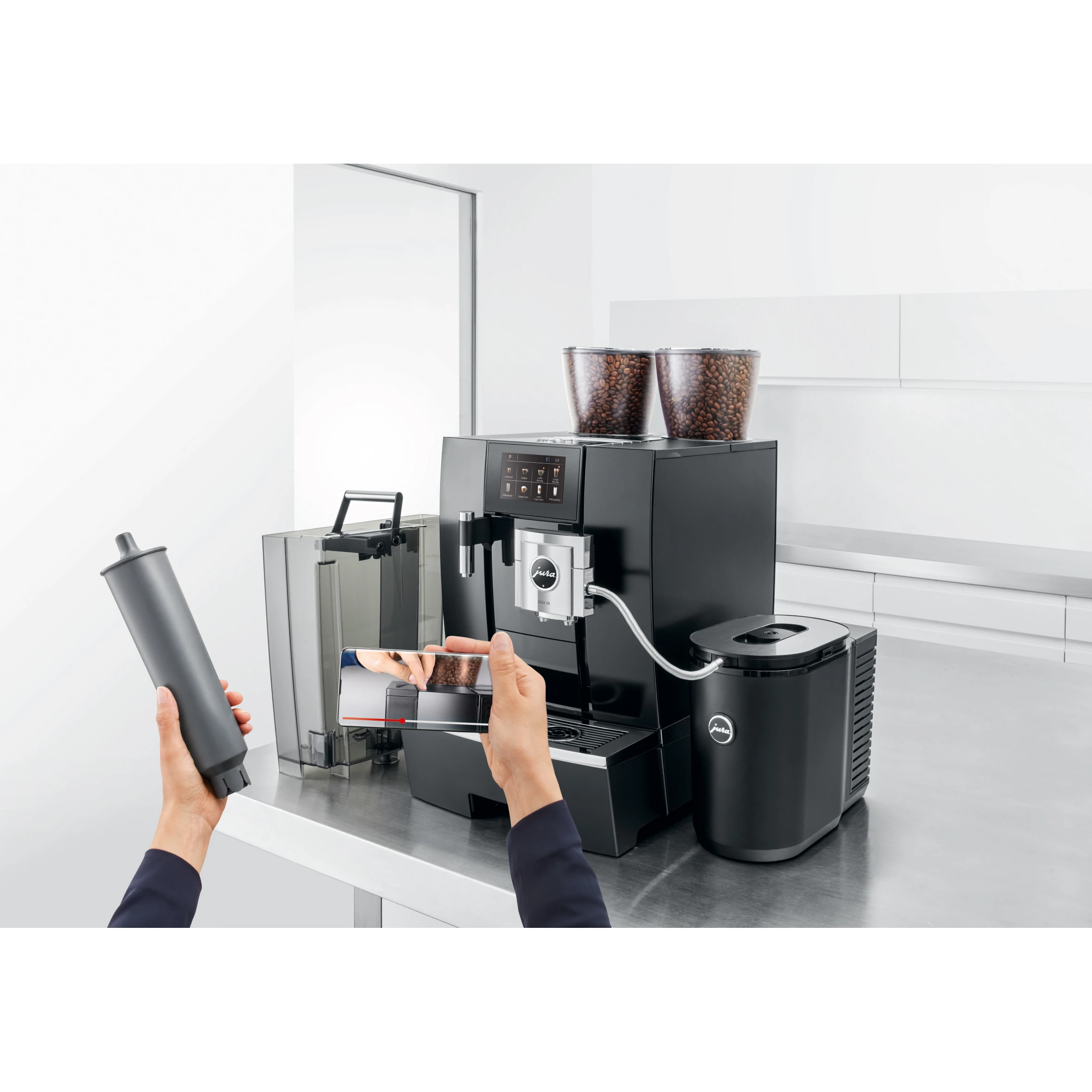 Jura,15566,Kaffeevollautomat,Giga,X8,Videoanleitungen