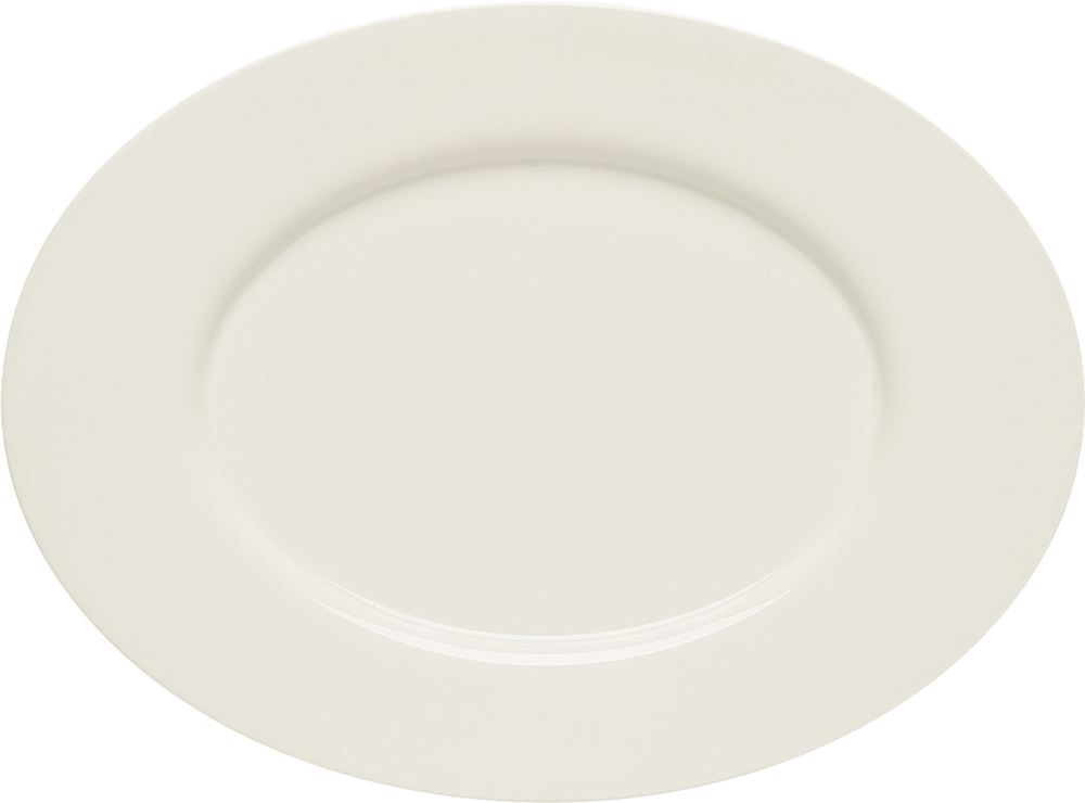 Bauscher Purity Platte oval Fahne