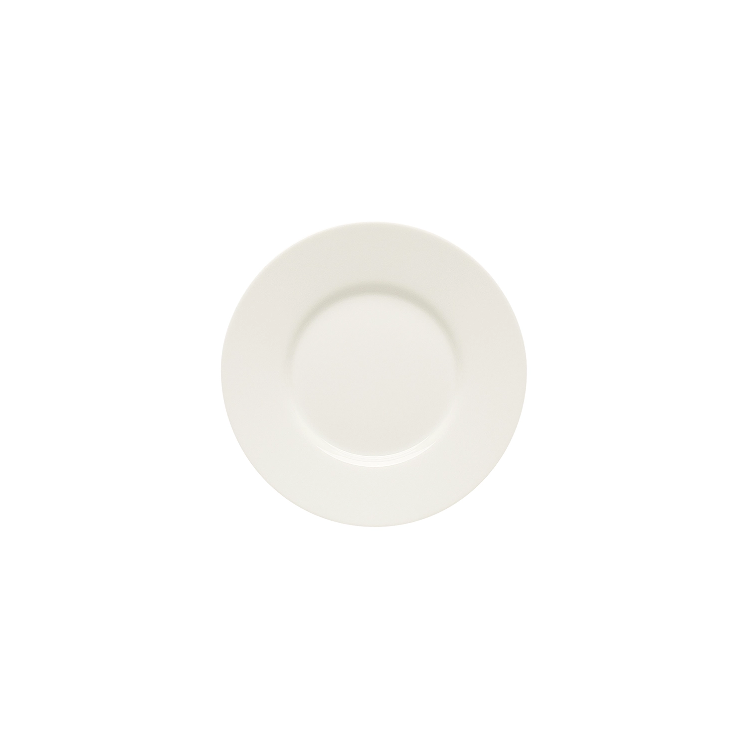 Bauscher Purity Teller flach rund Fahne 669001762 Draufsicht