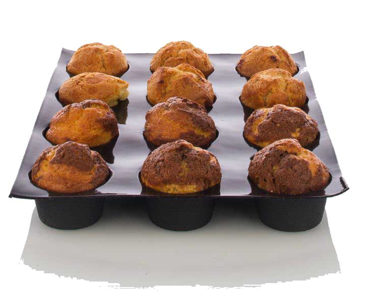 Rational Muffin- und Timbalform befuellt
