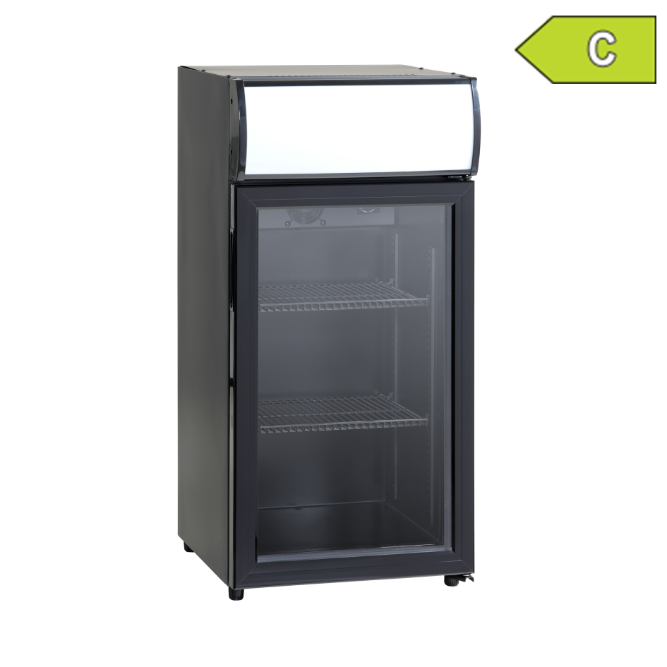 KBS 915082 Glastuerkuehlschrank SCC82 Label