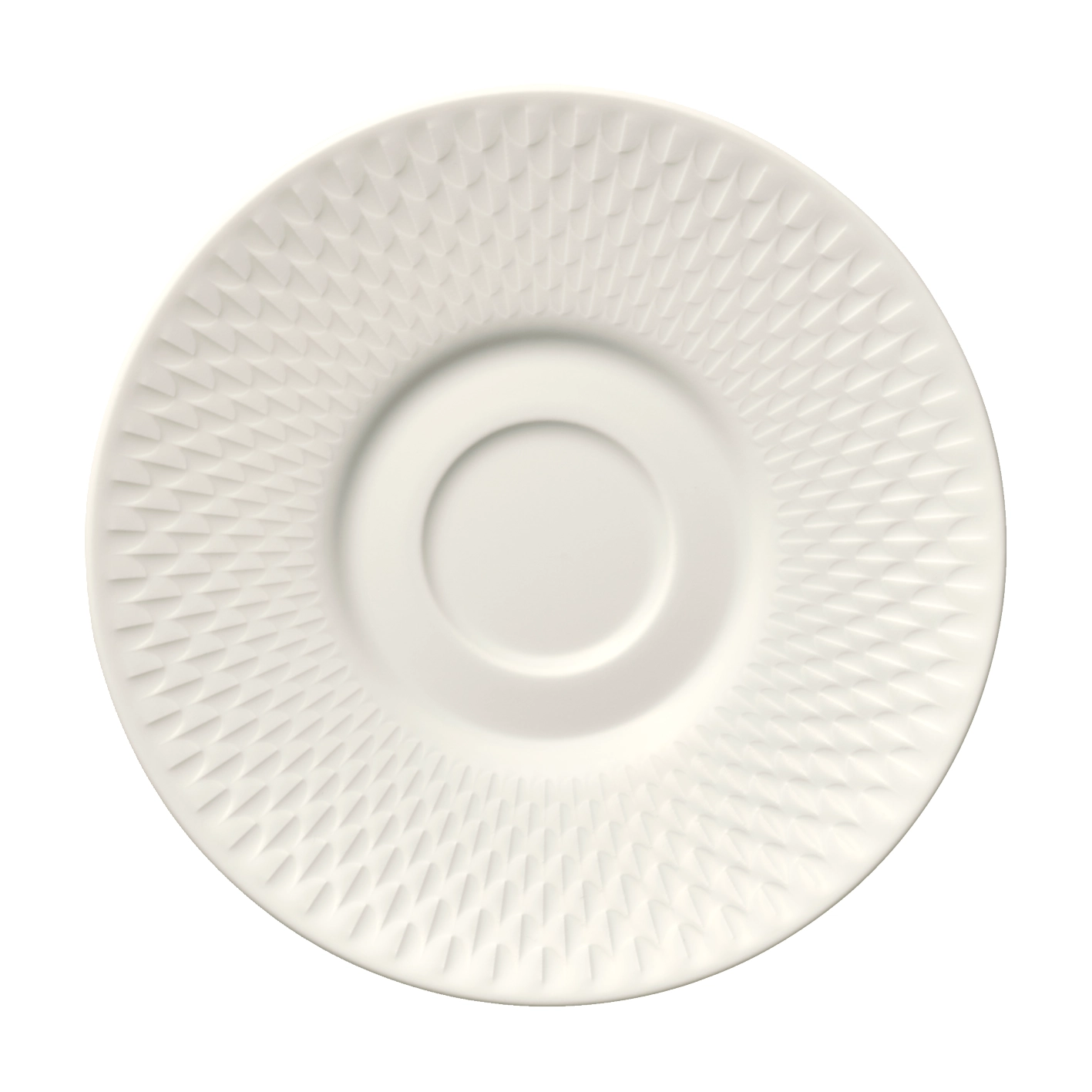 Bauscher Purity Reflections 6697185 Untertasse mit Doppelspiegel Relief