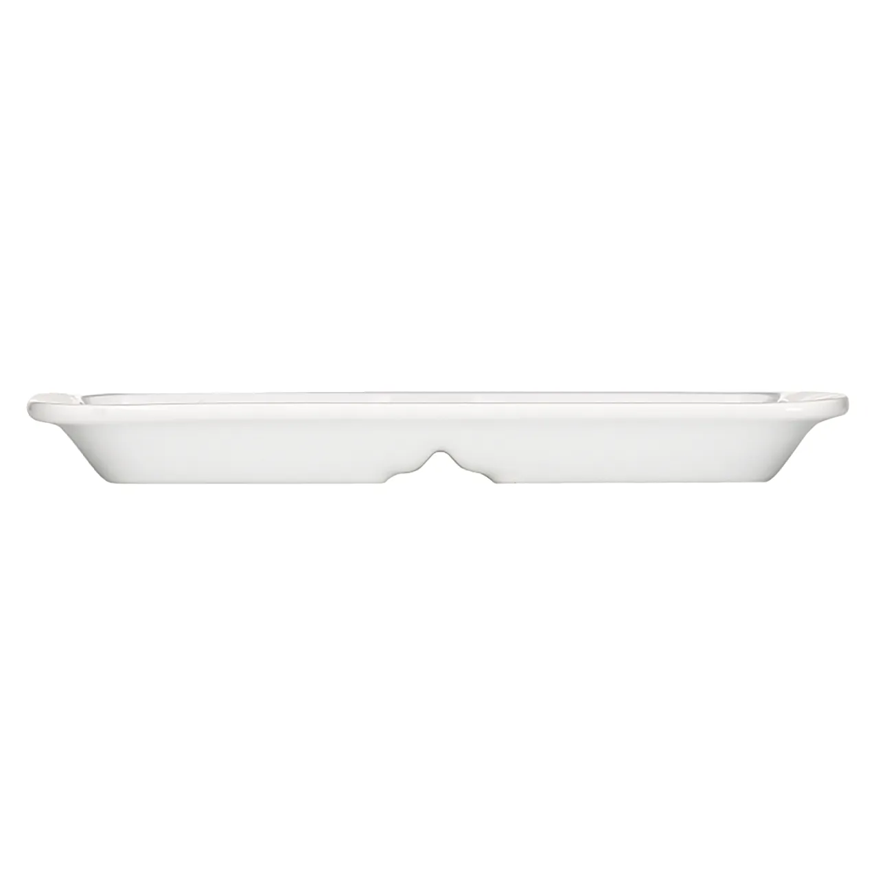 Bauscher B1100 Platte rechteckig seitlich geteilt 6112322