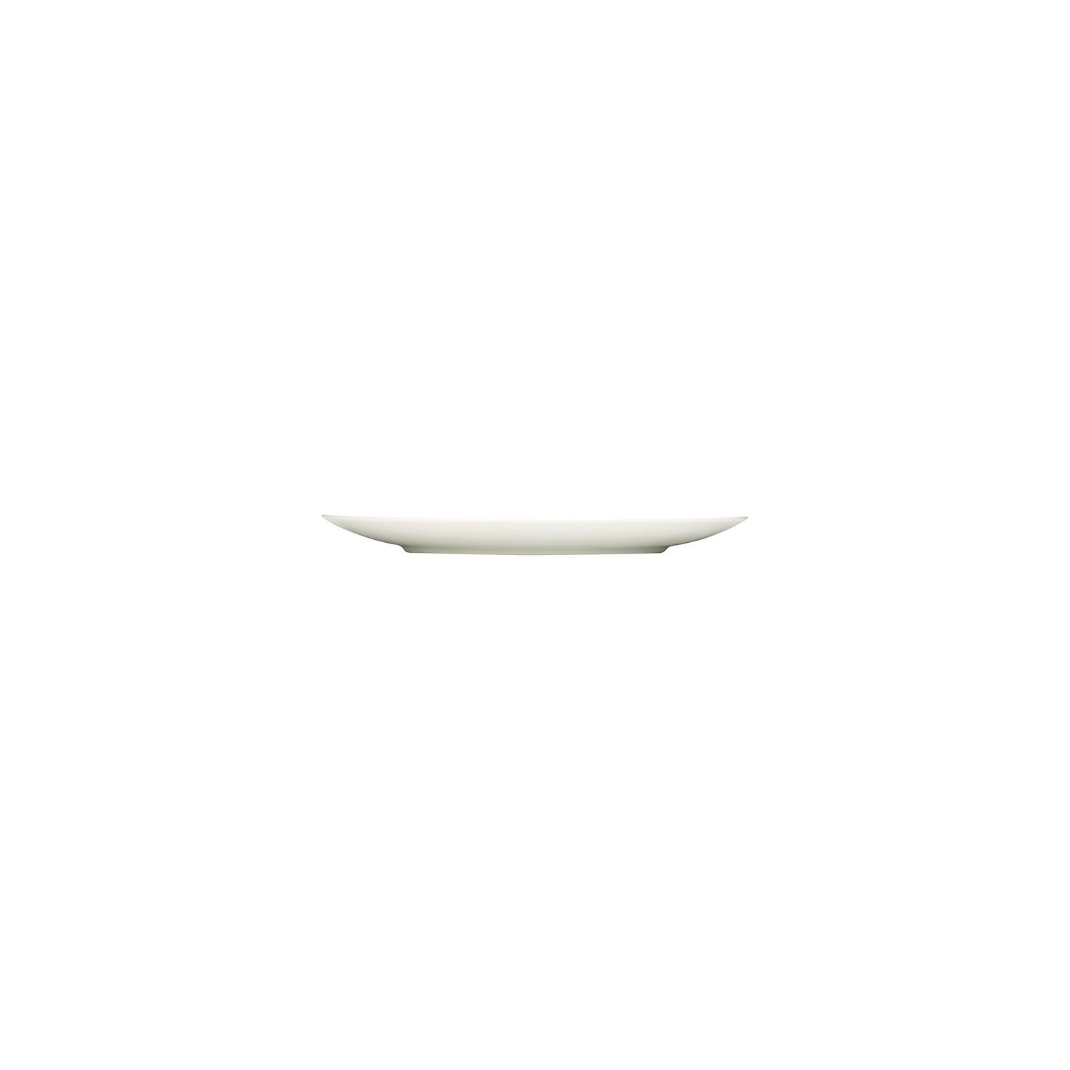 Bauscher Purity Teller flach rund coup 669121662 seitlich