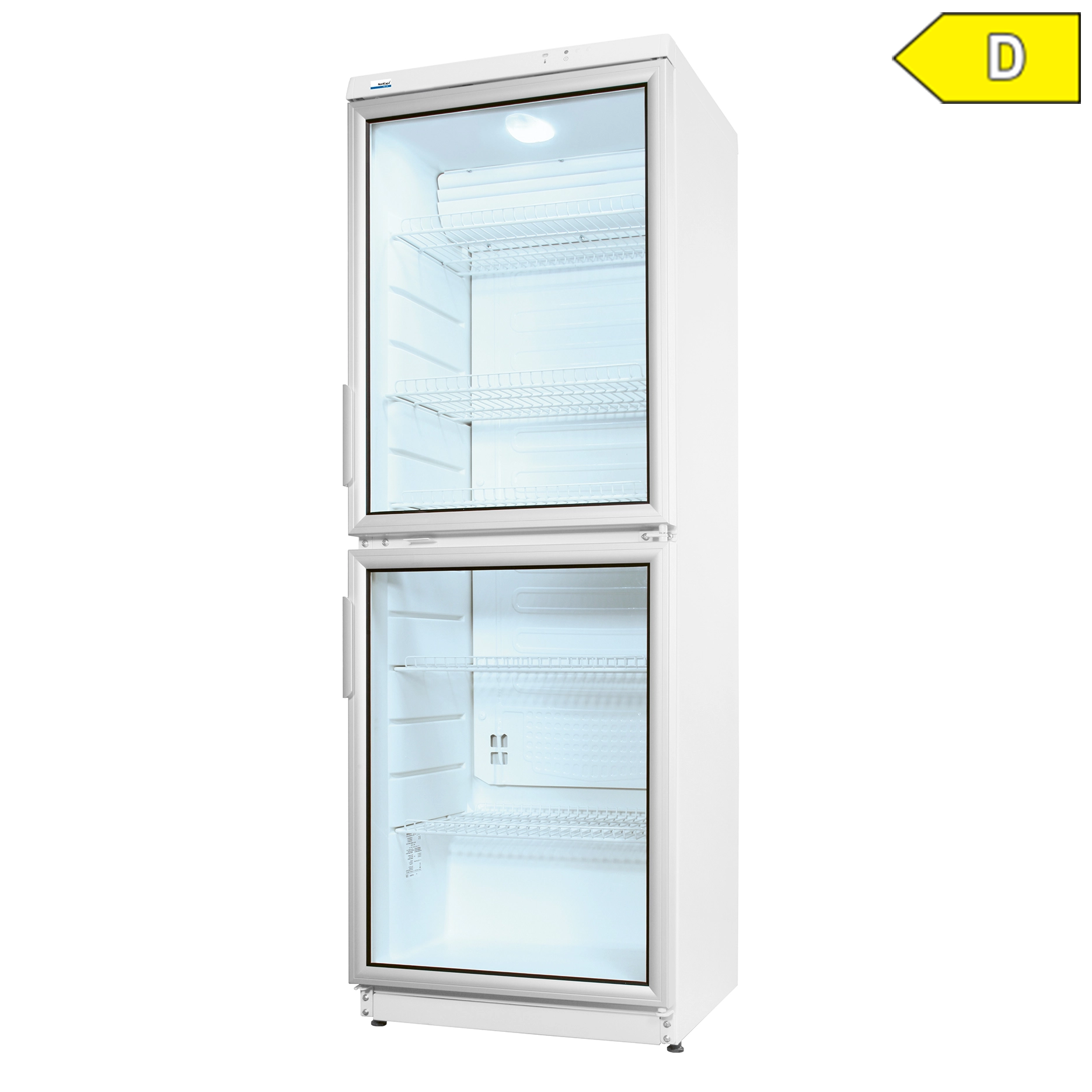 Nordcap 4703502106 Glastrkhlschrank CD3502LED Label