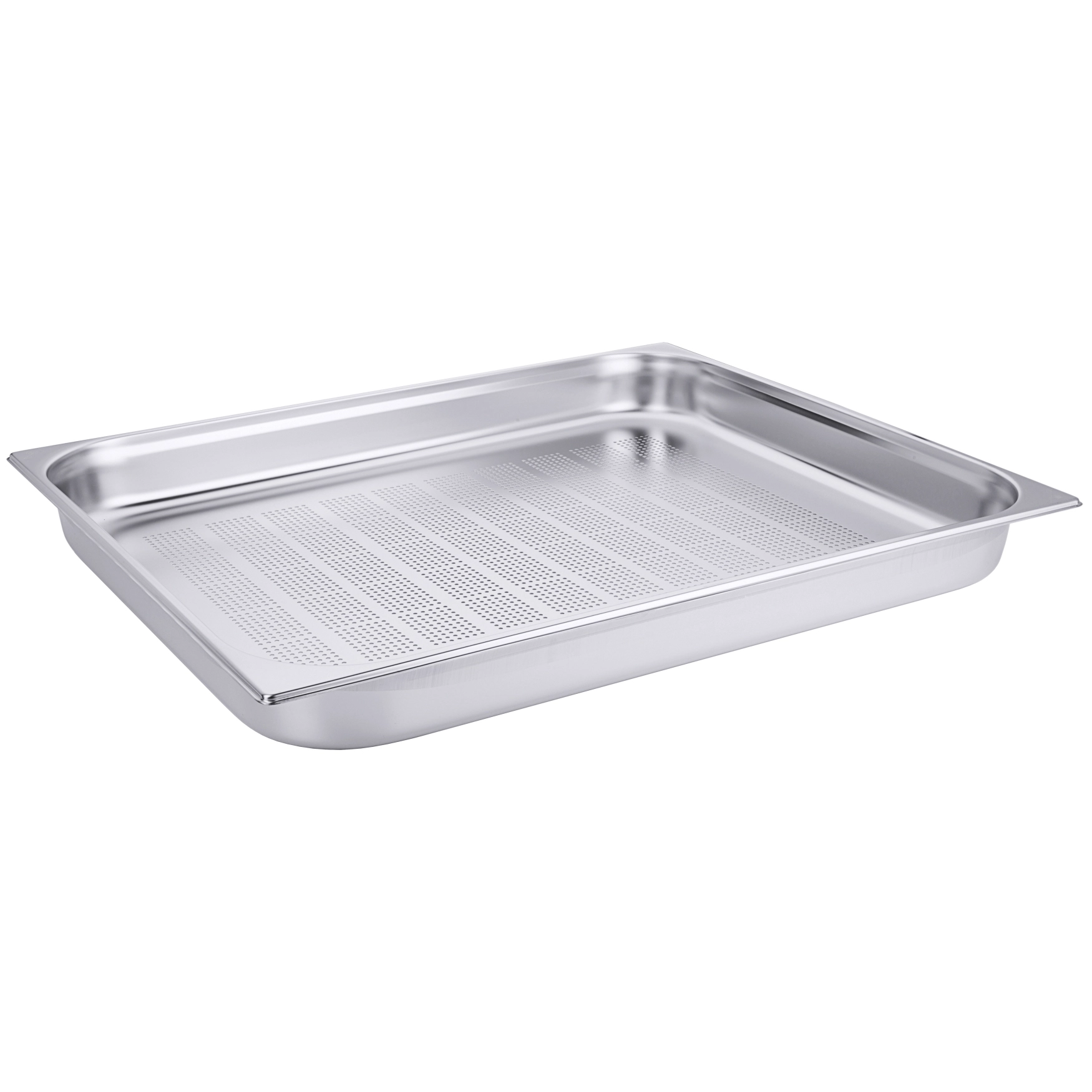 Contacto Edelstahl GN-Behälter gelocht GN 2/1 Tiefe 65 mm