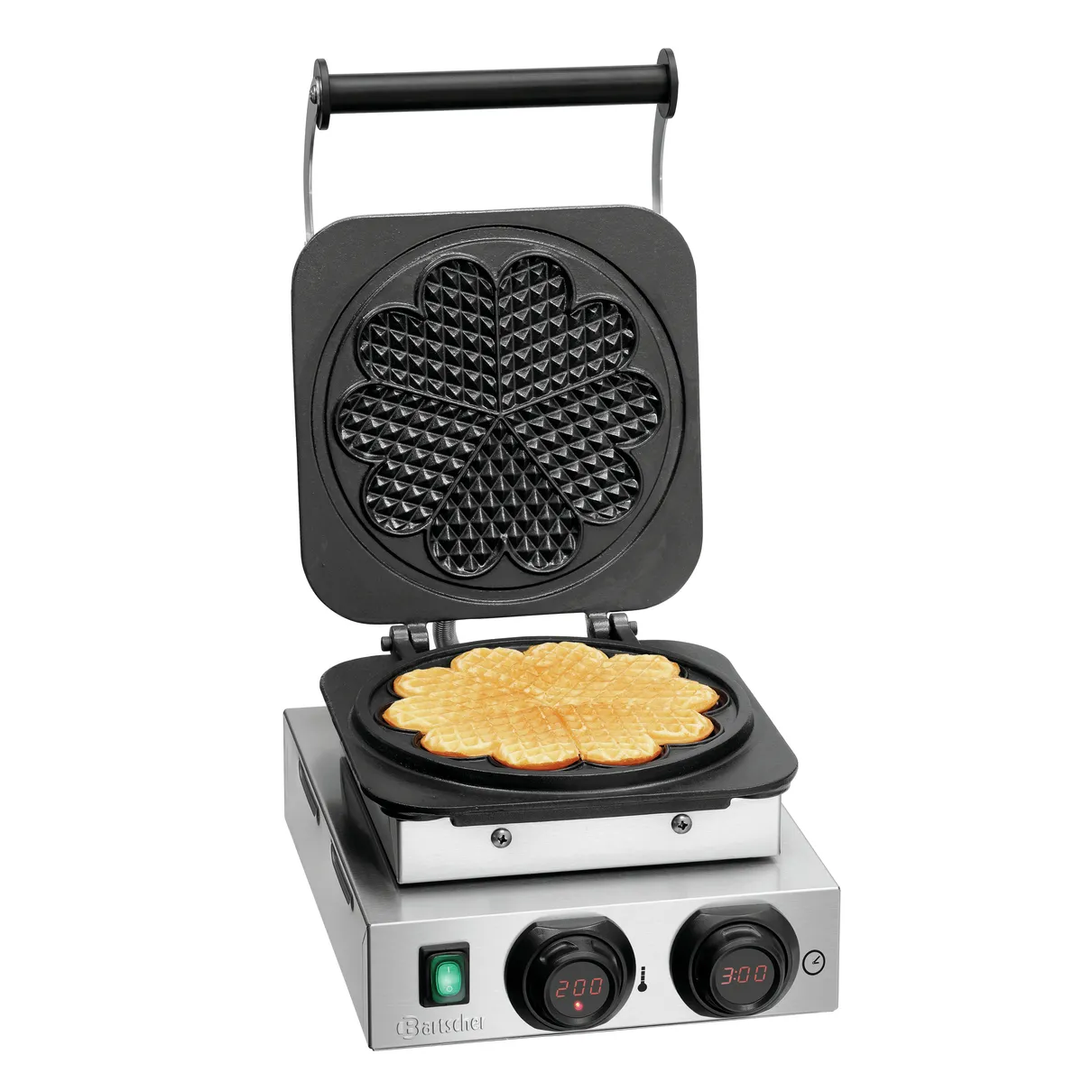 Bartscher 370197 Waffeleisen mit fertiger Waffel