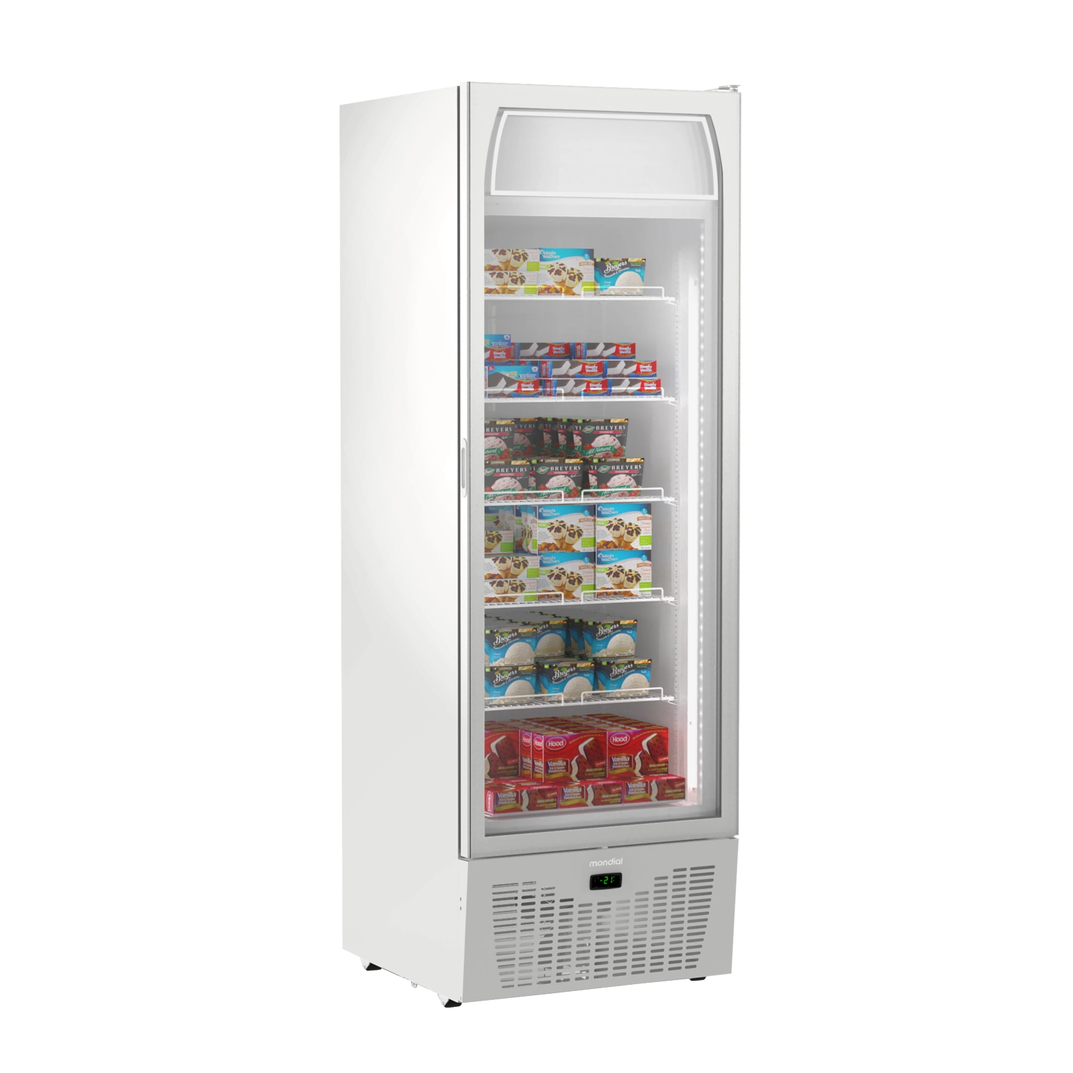 KBS Glastür-Tiefkühlschrank TK 402 GDU 