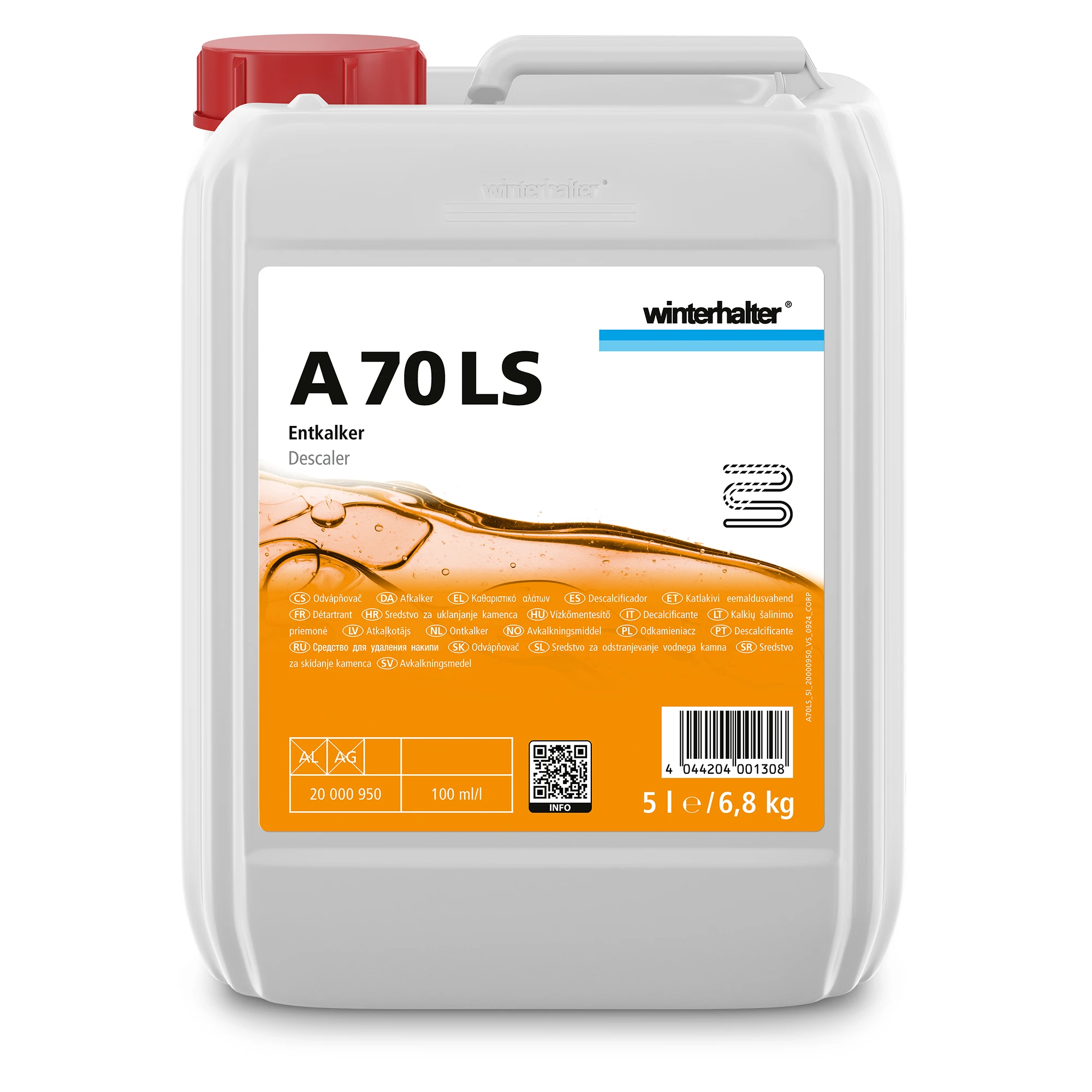Winterhalter 20000950 A 70 LS Entkalker 5 Liter Kanister